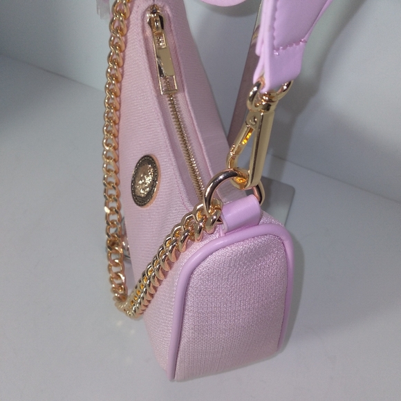 Aldo Pink and Gold Women's Bag w/Jewlery Bundle - Picture 8 of 12
